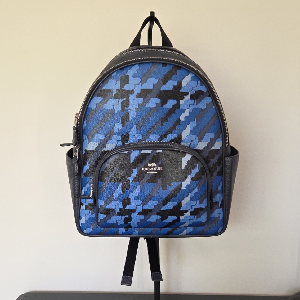 Coach Blue and Black Men's Backpack